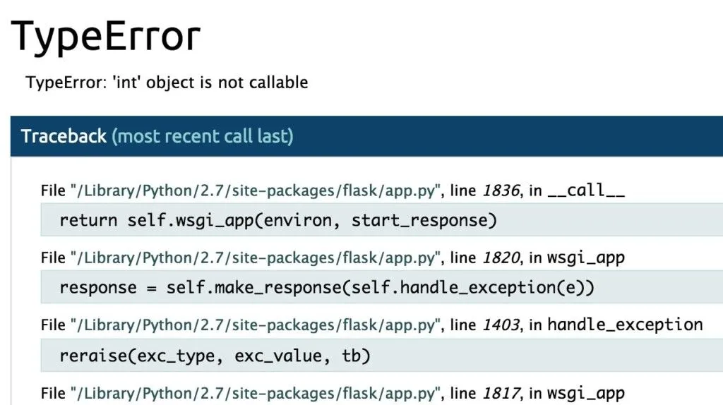 Error de tipado en Flask